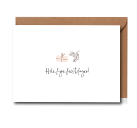 A6 kerstkaart | Fijne feestdagen