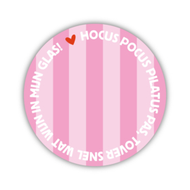 Onderzetter | Hocus Pocus | Pink | 2 stuks