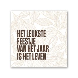 Tegeltje op Forex | In geschenkverpakking | Leukste feestje van het jaar