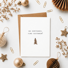 A6 kerstkaart | Kerstgekkie