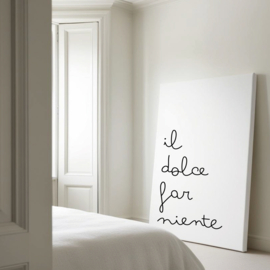 Print op canvas | 2 stuks | Il dolce far niente