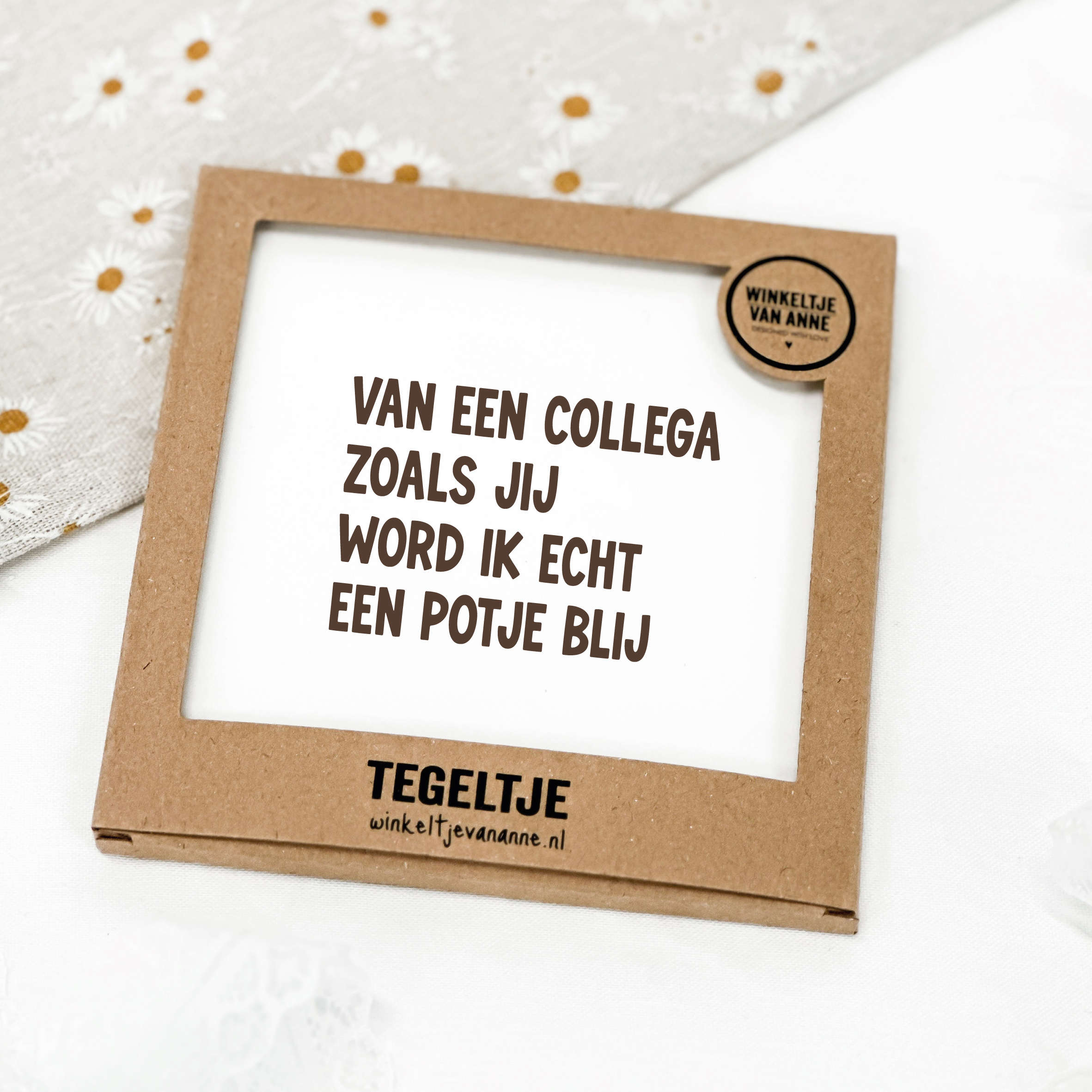 Tegeltje op Forex | In geschenkverpakking | Collega zoals jij