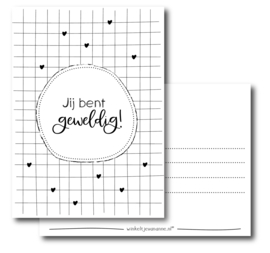 A6 Ansichtkaart | Jij bent geweldig!