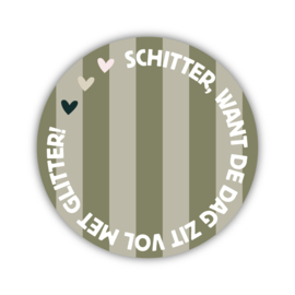 Onderzetter | Schitter | Nature Greens | 2 stuks