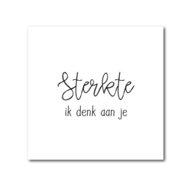 Dubbele kaart | Sterkte ik denk aan je