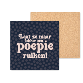 Kleurrijk tegeltje | Poepie Ruiken | 11 CM