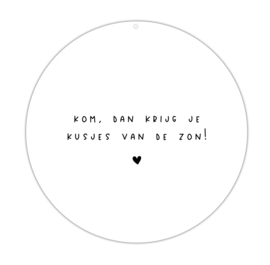 Muurcirkel | Roundie | Kusjes van de zon