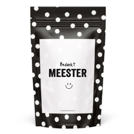 Sweeties | Dots snoepzak | Bedankt meester