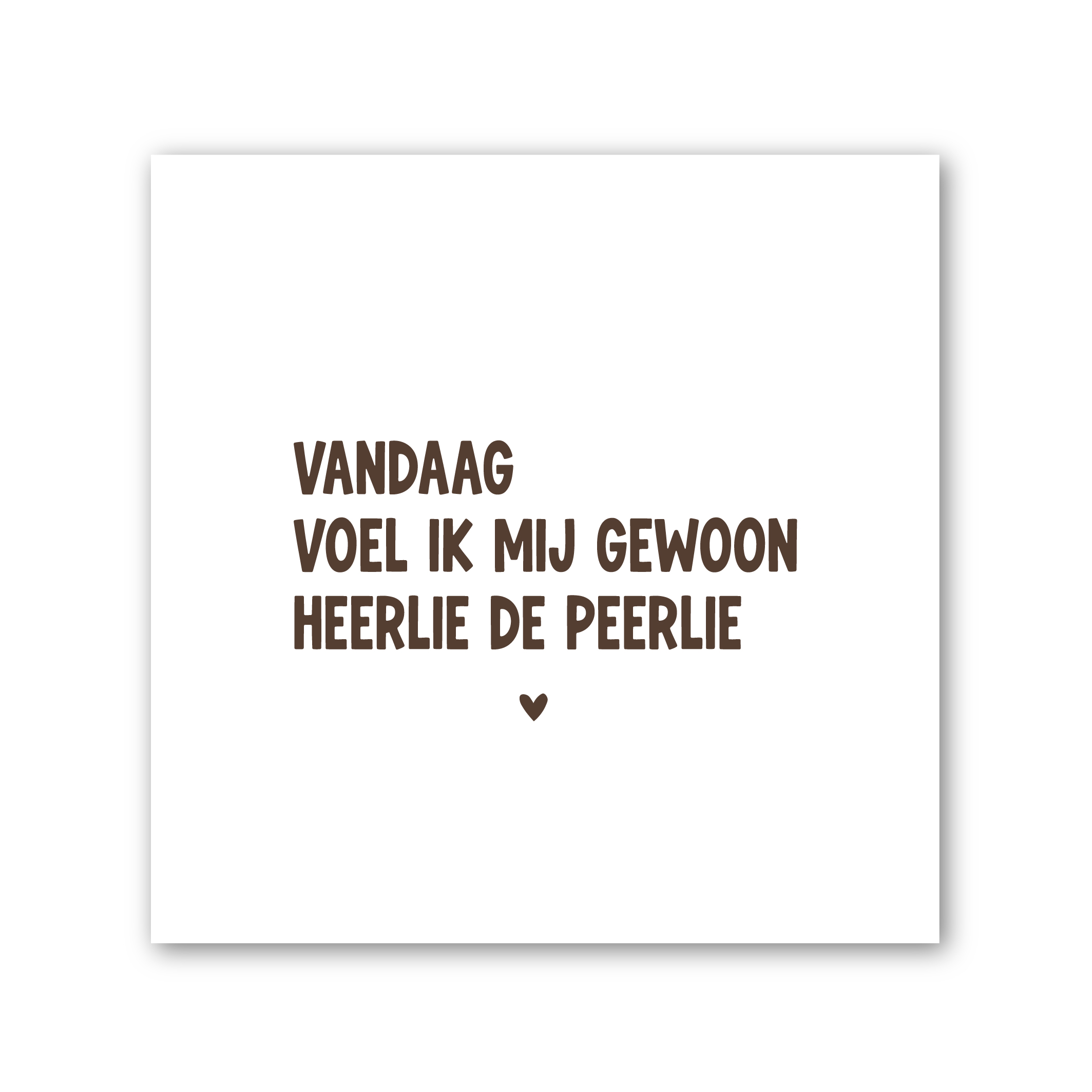Tegeltje op Forex | In geschenkverpakking | Heerlie de peerlie