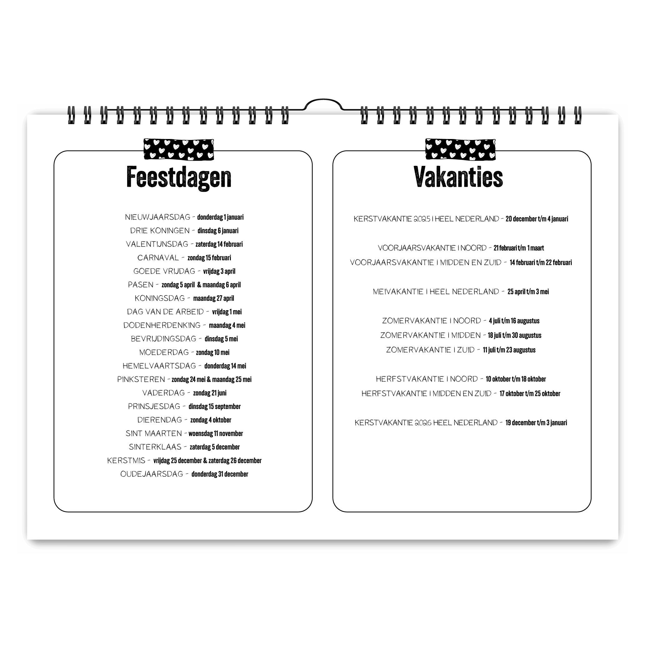 Familieplanner 2026 | A4