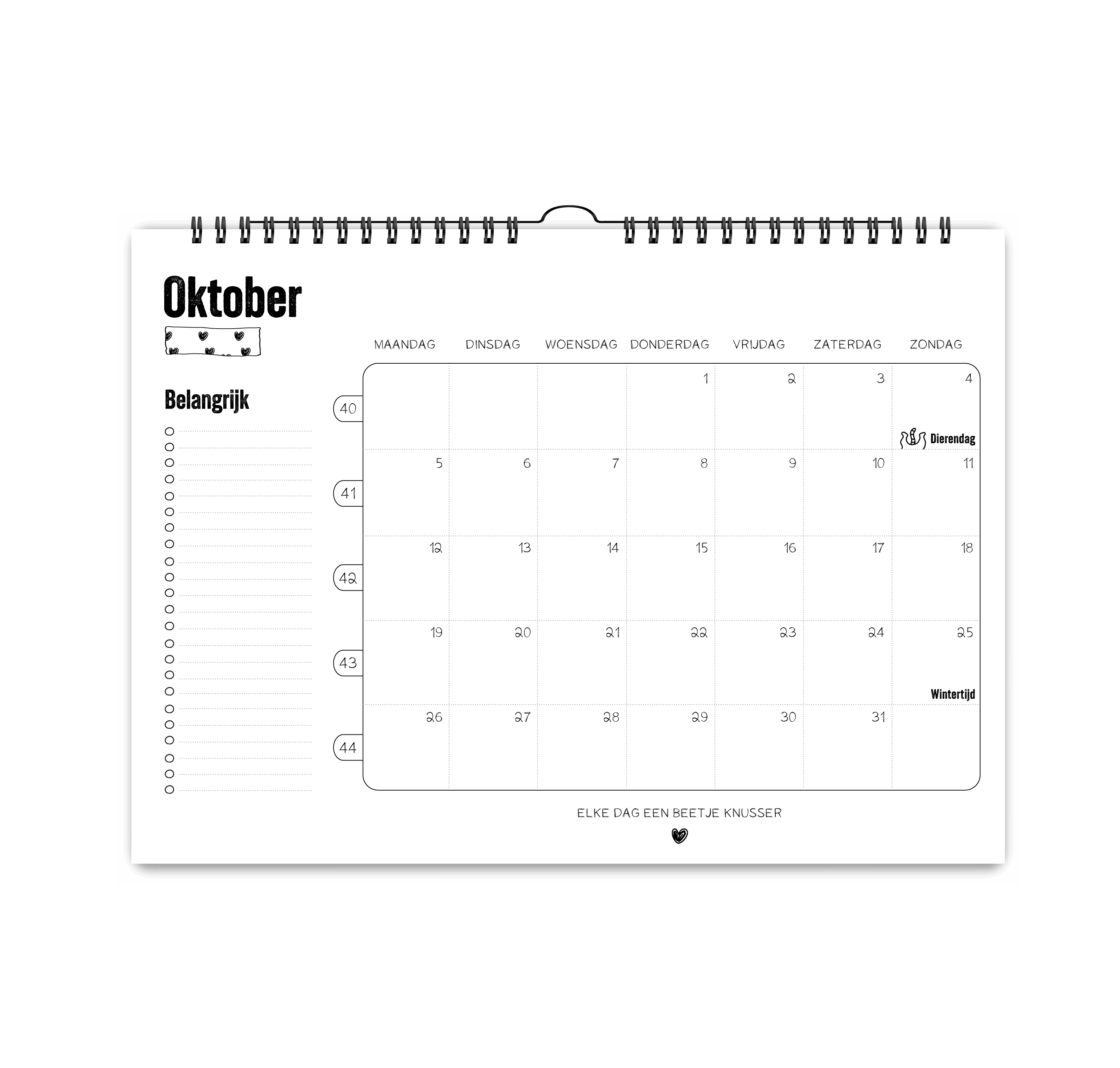 Maandkalender 2026 | A3
