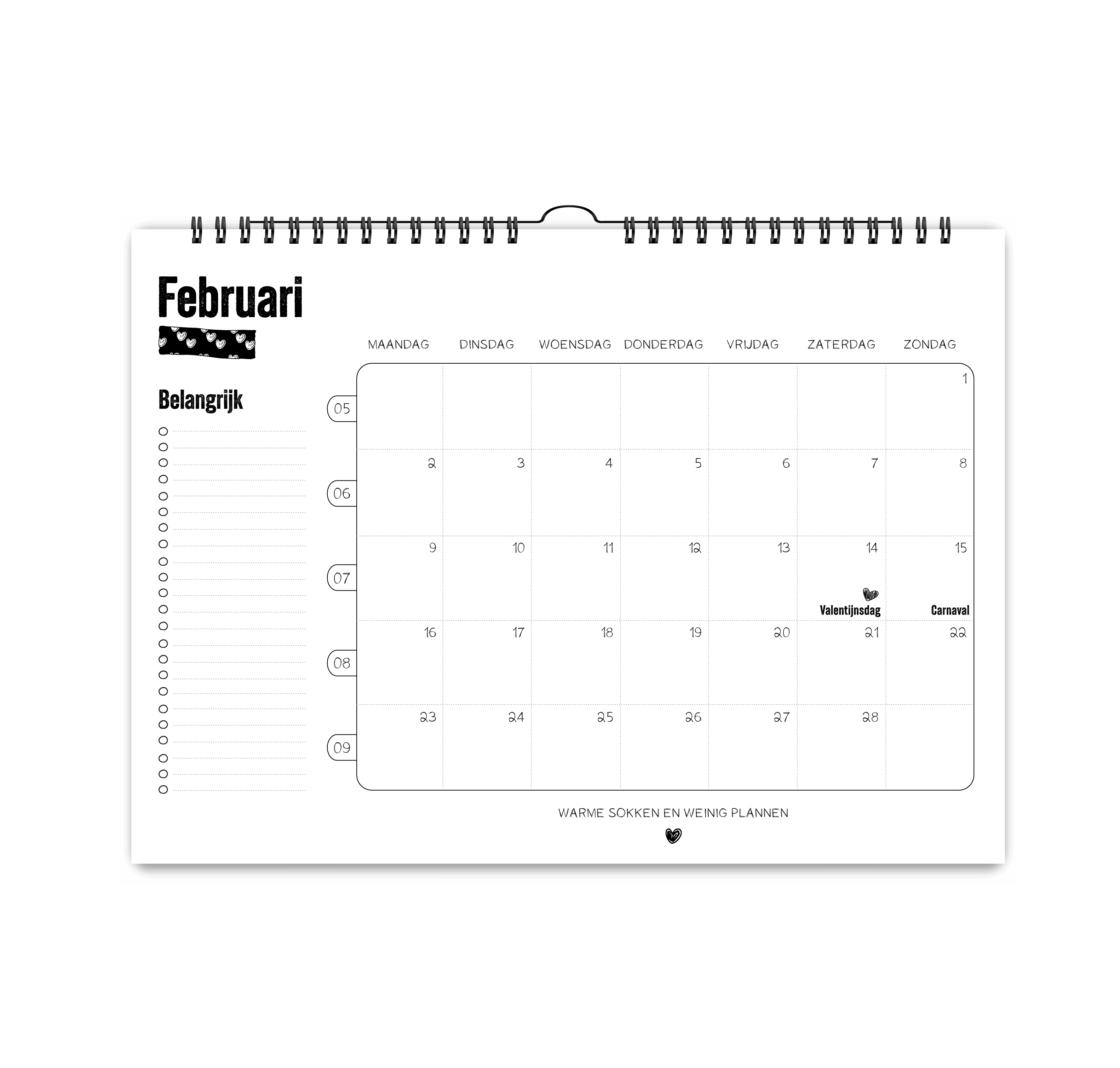 Maandkalender 2026 | A3