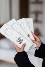 Sfeermakers | Dinerkaarsen | In giftbox | Vriendin