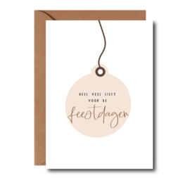A6 kerstkaart | Liefs voor de feestdagen