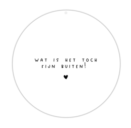 Muurcirkel | Roundie | Fijn Buiten