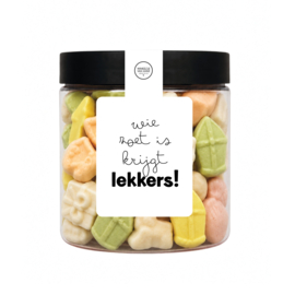 Smulpotje | Wie zoet is krijgt lekkers! | Schuimpjes
