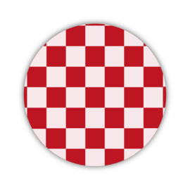 Onderzetter | Ruitjes | Vintage Rose | 2 stuks