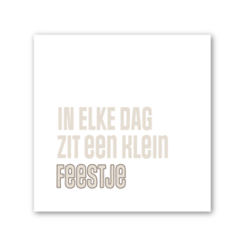 Tegeltje op Forex | In geschenkverpakking | In elke dag zit een feestje