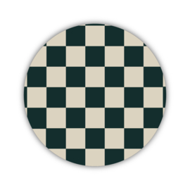 Onderzetter | Ruitjes | Nature Greens | 2 stuks