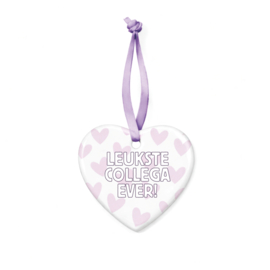 Little heart tiles | Leukste collega ever | Lila