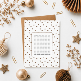 A6 kerstkaart | Leuker dan de kerstman