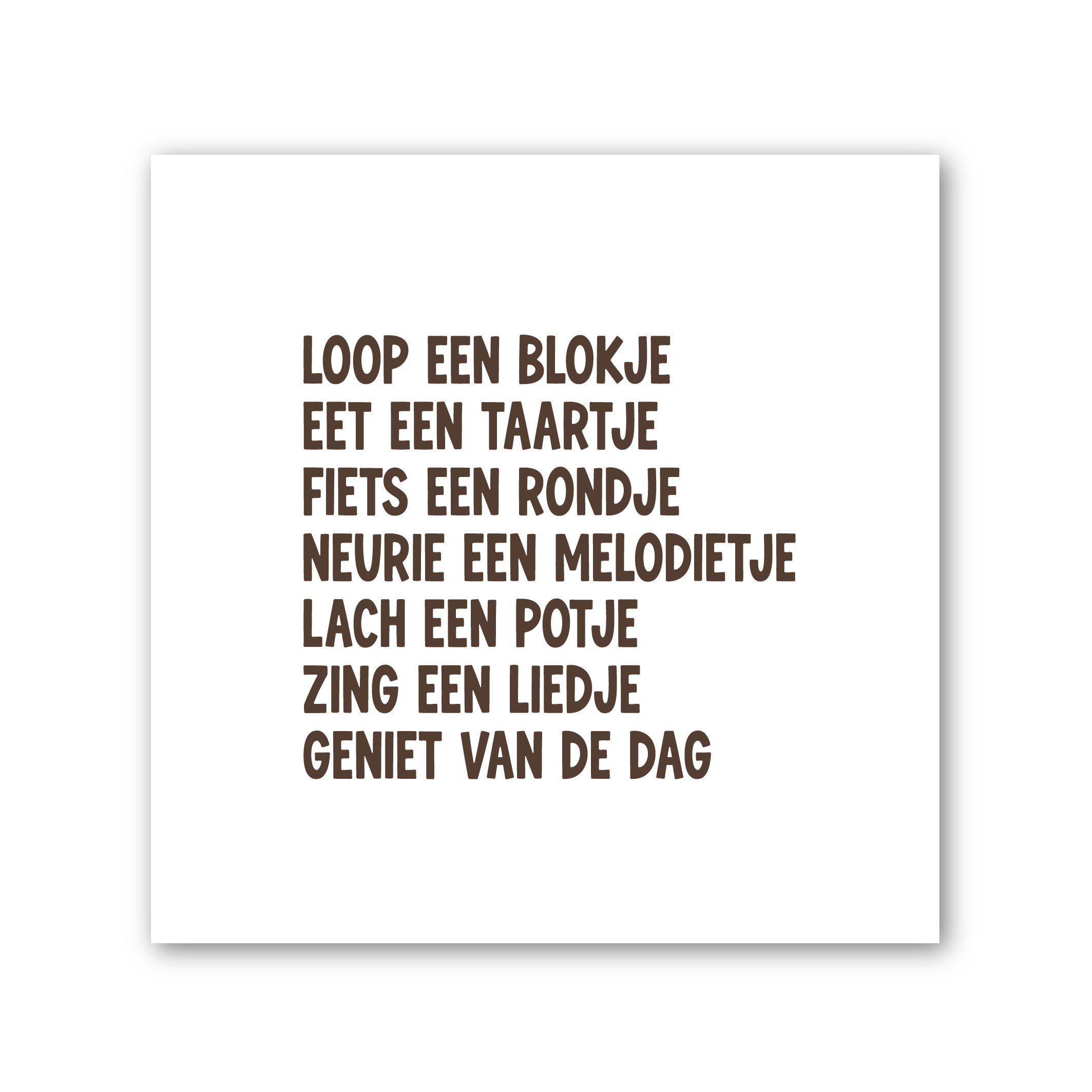 Tegeltje op Forex | In geschenkverpakking | Loop een blokje