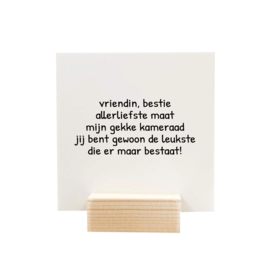 Quote blockie | Vriendin Bestie Maat