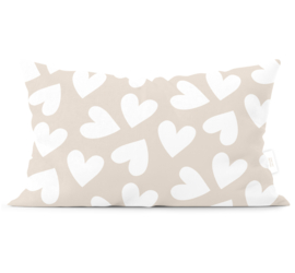 Buitenkussen | XXL | 60 x 40 CM | Nude hearts
