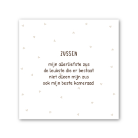 Tegeltje op Forex | In geschenkverpakking | Zussen
