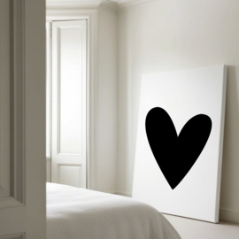 Print op canvas | 2 stuks | Big heart