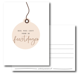 A6 kerstkaart | Liefs voor de feestdagen