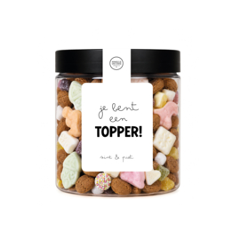 Smulpotje | Je bent een topper | Strooigoed