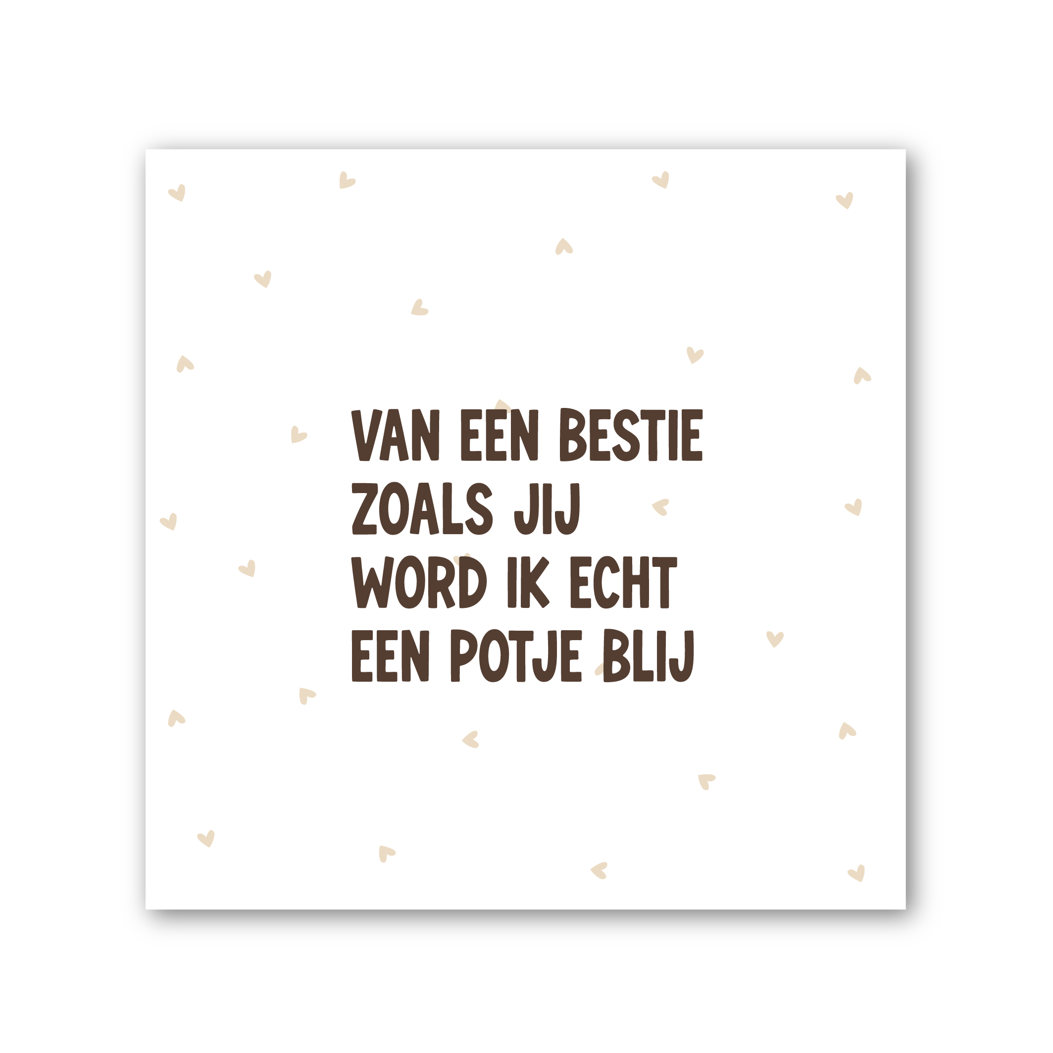 Tegeltje op Forex | In geschenkverpakking | Bestie zoals jij