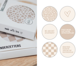 Onderzetters | Set 3 | In giftbox