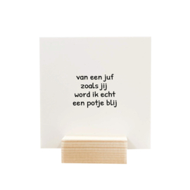 Quote blockie | Juf