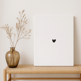 Print op canvas | 2 stuks | Small heart