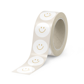 500 stickers | Smiley | wit