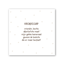 Tegeltje op Forex | In geschenkverpakking | Vriendschap