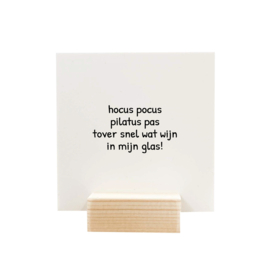 Quote blockie | Hocus pocus