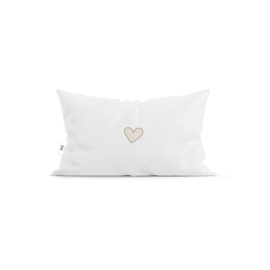 Buitenkussen | 50 x 30 CM | Flower/ Heart