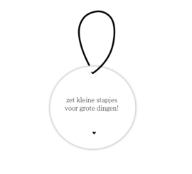 Mini roundie hanger | Zet kleine stapjes voor grote dingen!