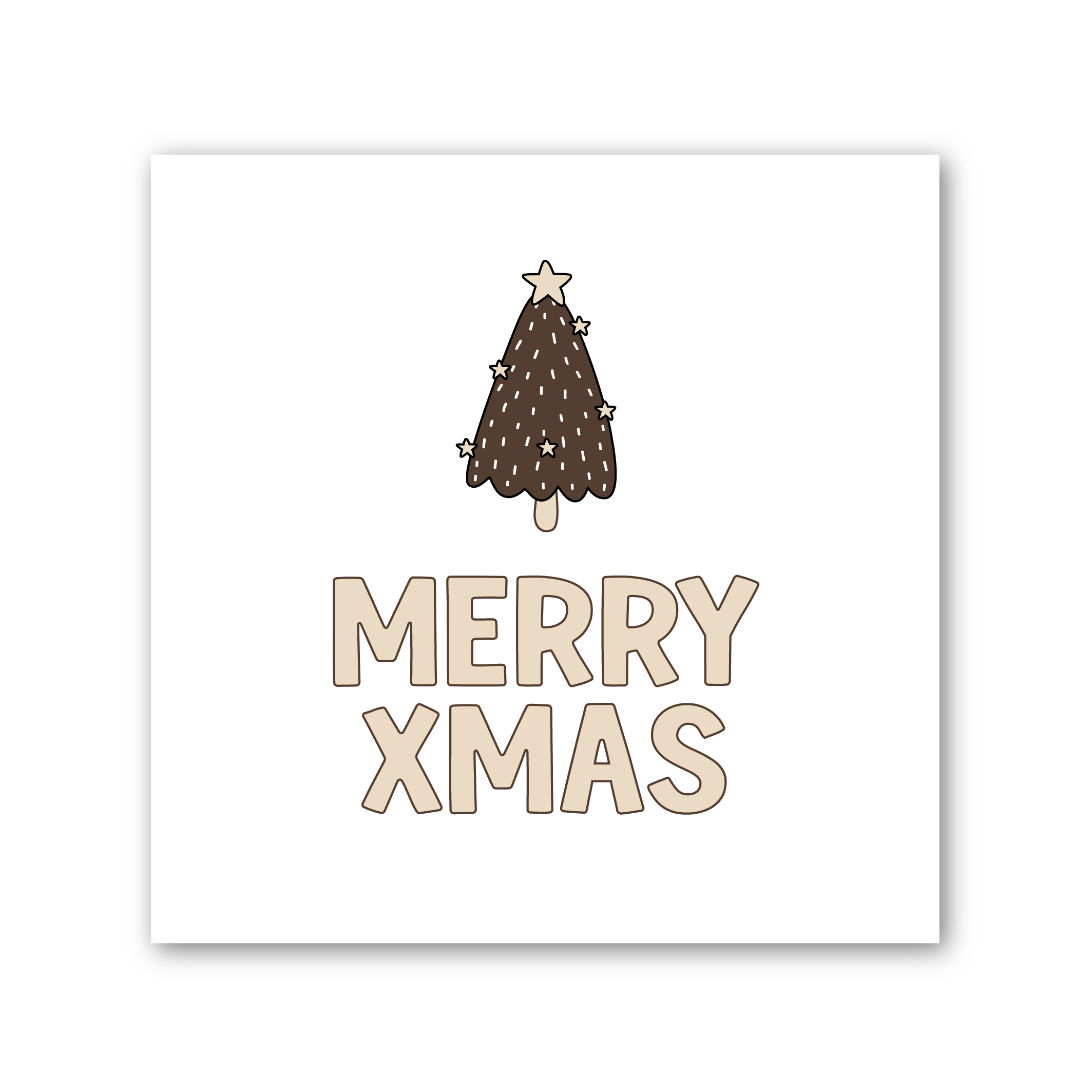 Tegeltje op Forex | In geschenkverpakking | Merry Xmas