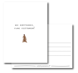 A6 kerstkaart | Kerstgekkie