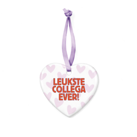 Little heart tiles | Leukste collega ever | Rood