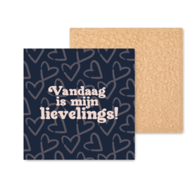 Kleurrijk tegeltje | Vandaag is mijn lievelings | 11 CM