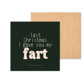 Kleurrijk tegeltje | Wc tegel | I gave you my fart | Green | 11 CM