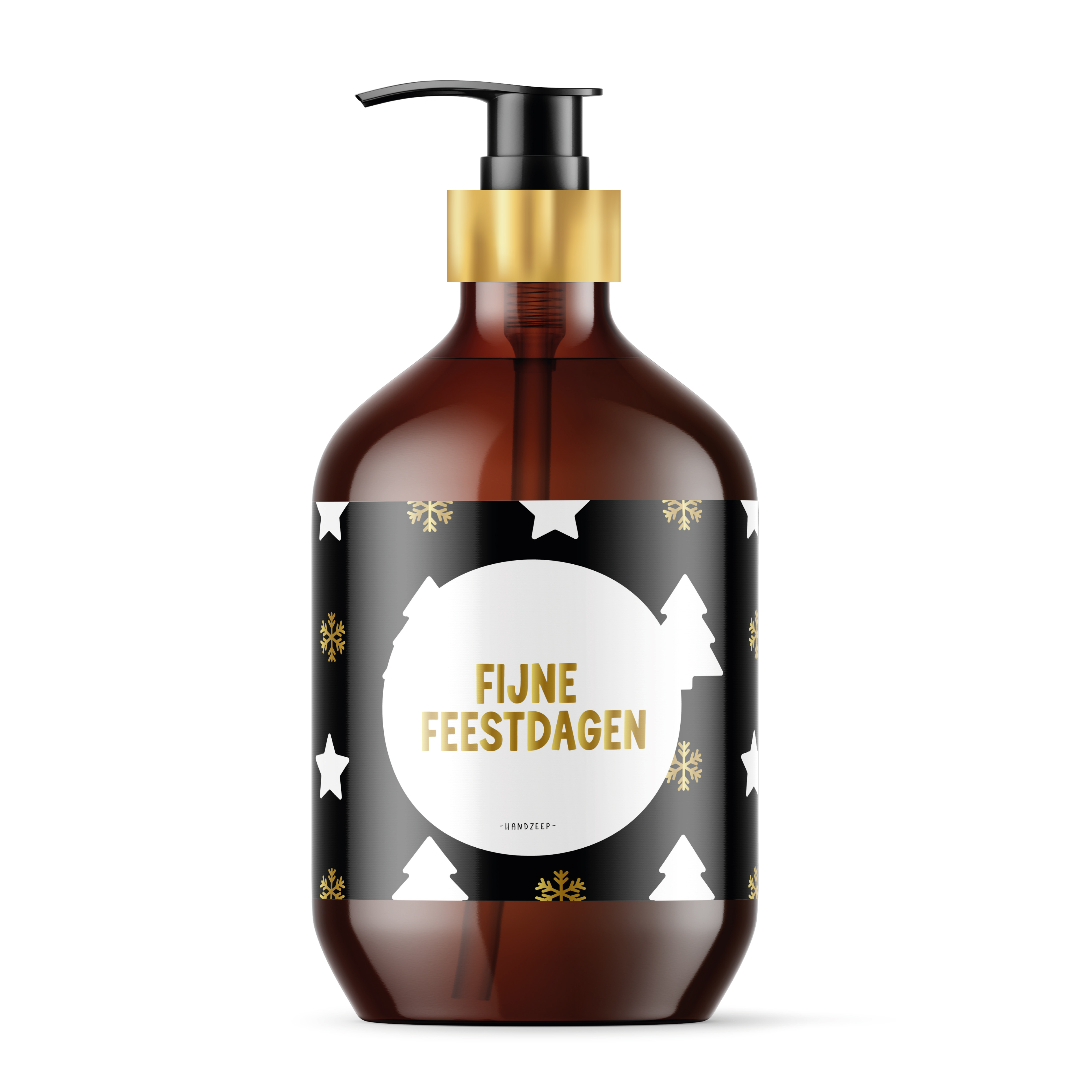 Luxe handzeep | Fijne feestdagen | Goudfolie