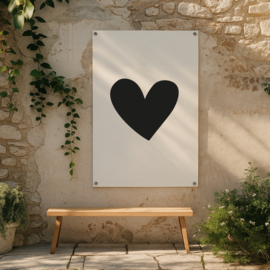 Tuinposter | 80 x 60 CM | Hart