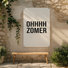 Tuinposter | 80 x 60 CM | Ohhhh zomer