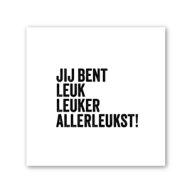 Tegeltje op Forex | In geschenkverpakking | Leuk leuker